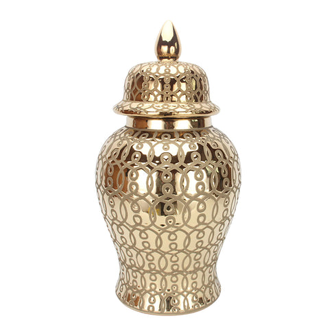 Swirl Jar Gold