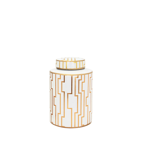 Gold/White Jessi Jar
