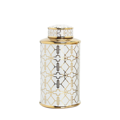 Gold Chain Jar