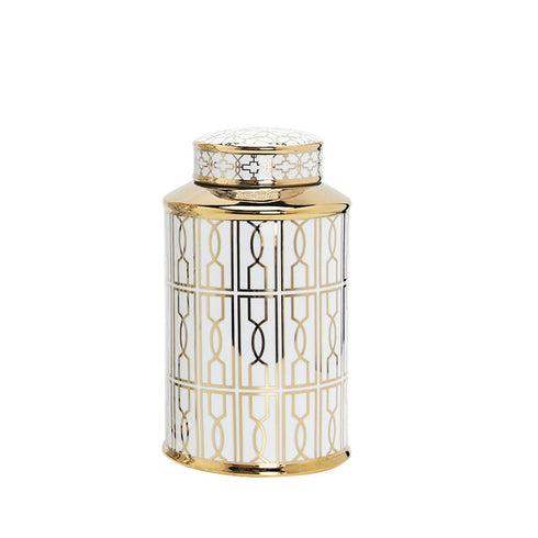 Gold Chain Jar