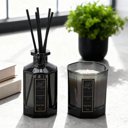 Oud Star Candle & Diffuser Set