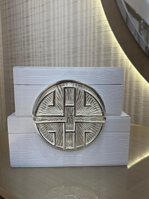 Silver Object Box Set - White