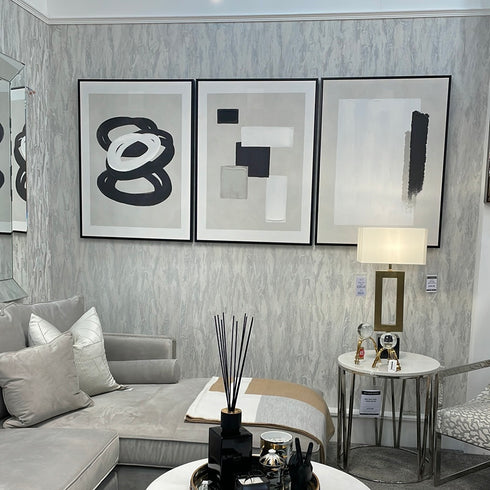 Minimalist Set of 3 Abstract Wall Art