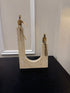 Happy Couple Travertine Ornament