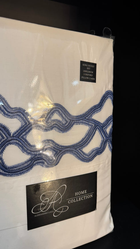 Ariah Navy Duvet Set