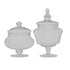 Olivia Clear Glass Candy Storage Jar