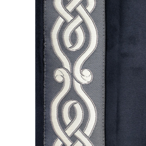 Lamara Black Velvet Cushion