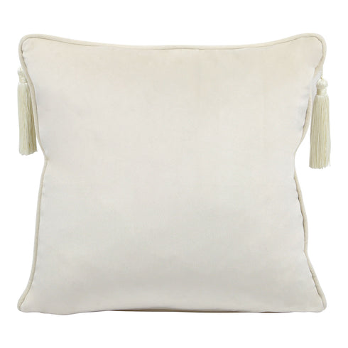 Orla Cream Velvet Cushion
