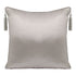 Tara Grey Silk Cushion