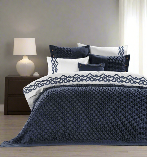 Ariah Navy Duvet Set