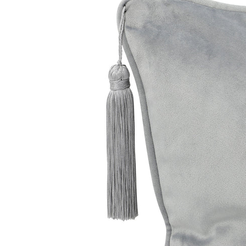 Ella Grey Velvet Cushion