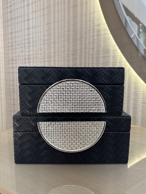Wicker Pattern Box Set - Black