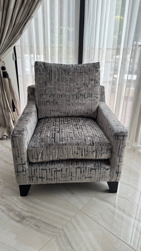 Manhattan Greige Companion Chair