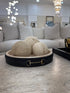Travertine Ball & Tray Set