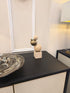Travertine Brass Bubble Decoration