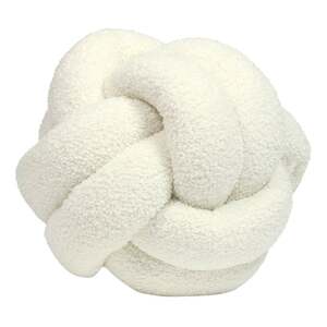 Boucle Knot Ecru Cushion