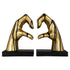 Golden Drip Heart Sign Book Ends