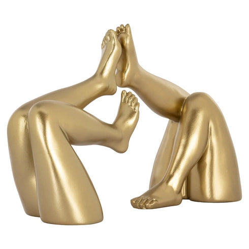 Golden Legs Book Ends