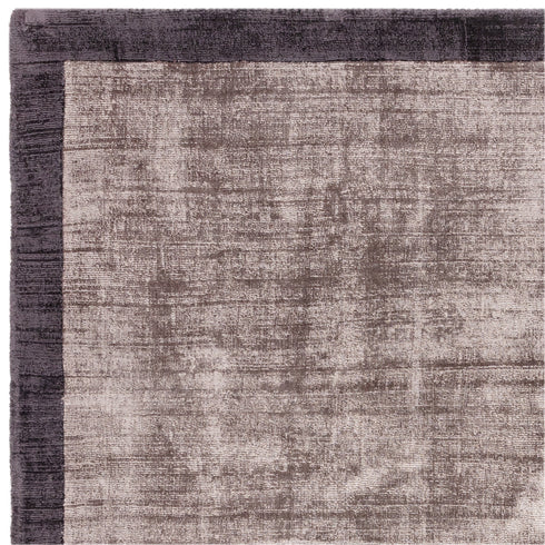 Slade Rug Border Charcoal/Moleskin