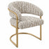 PRE-ORDER Hannah Beige & Gold Dining Chair