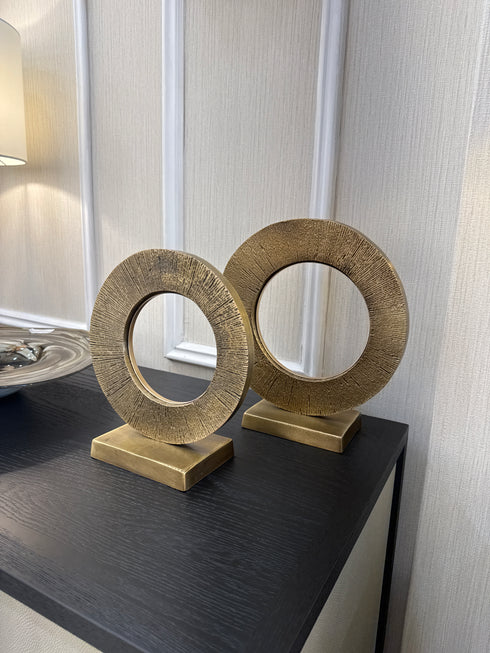 Brass Halo Sculpture