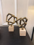 Marble Interlocking Square Set - Travertine