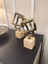 Marble Interlocking Square Set - Travertine
