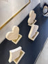 Travertine Suit Sculptures Set of 4