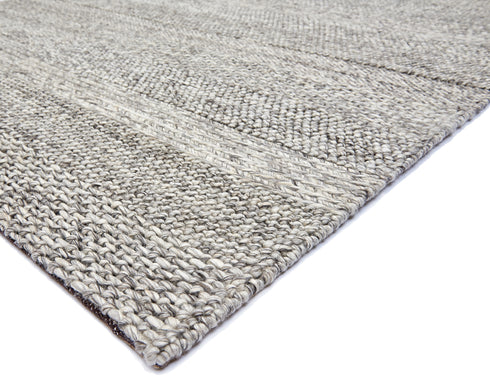 Seaside Rug Grey Marl Stripe