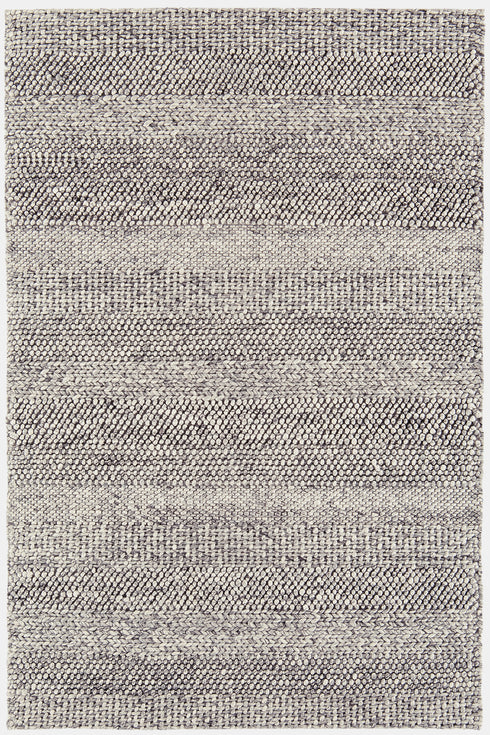 Seaside Rug Grey Marl Stripe