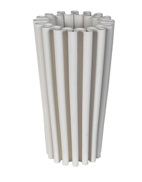 Athena 3D White Vase