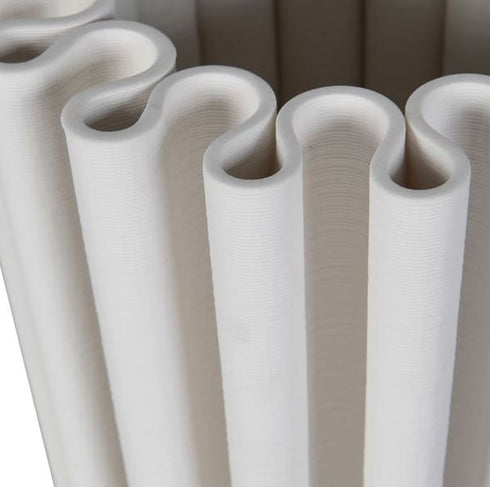 Athena 3D White Vase