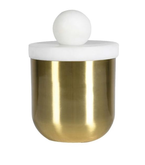 Gold Lidded Canister