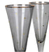 Set of 4 Smokey Gold Rim Champagne Flutes