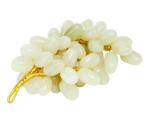 Oleena Green Onyx Decorative Grapes