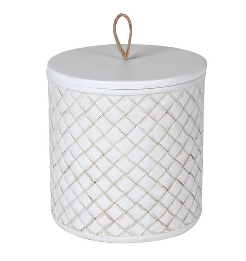 White Lidded Jar