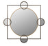 Black & Gold Geometric Mirror
