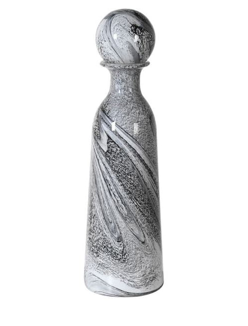 Monochrome Marble Ball Top Bottle