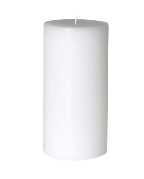 White Pillar Candle