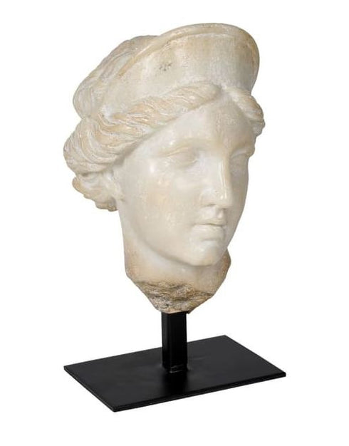 Cream Marble Face Ornament