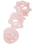 Knot Decor Set of 3 Pink Glass Ornament