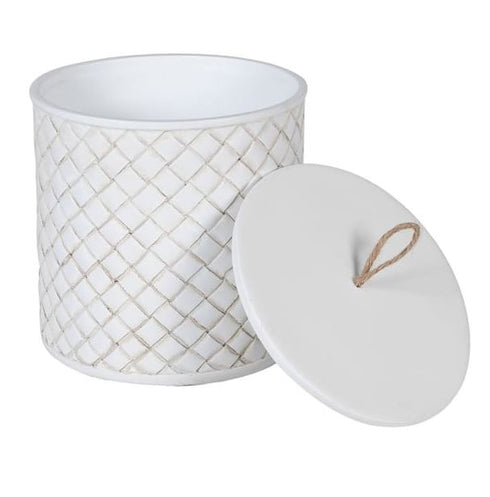 White Lidded Jar