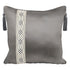 Isla Grey Silk Cushion