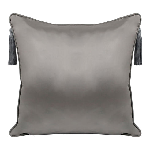 Isla Grey Silk Cushion