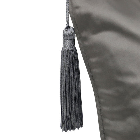 Isla Grey Silk Cushion