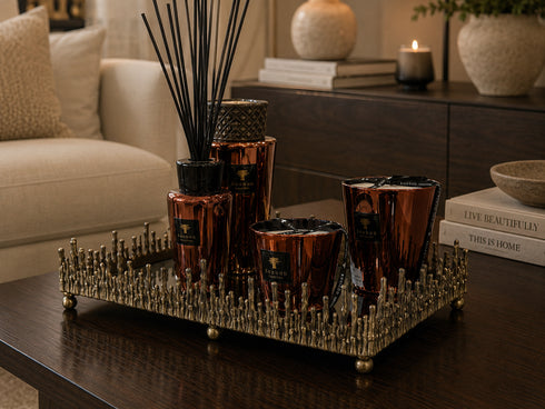 Lenora Brass Tray