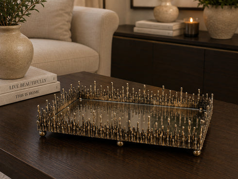 Lenora Brass Tray