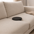 Luca Black Oak Round Sofa Table
