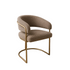 Hannah Mouse & Gold Dining Chair