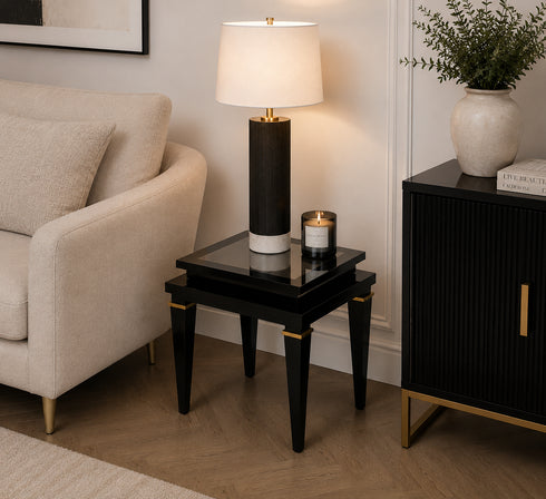 Belgravia Square Tier Side Table